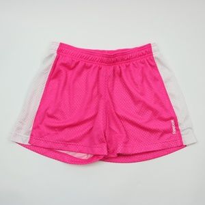 Reebok Womens Pink Running Gym Workout Shorts Sz M